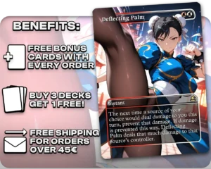 Chun-Li (Street Fighter) - Deflecting Palm proxy card promotional artwork