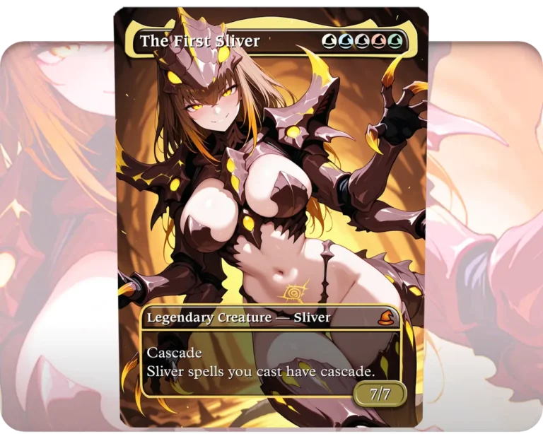 The First Sliver custom MTG proxy single card artwork