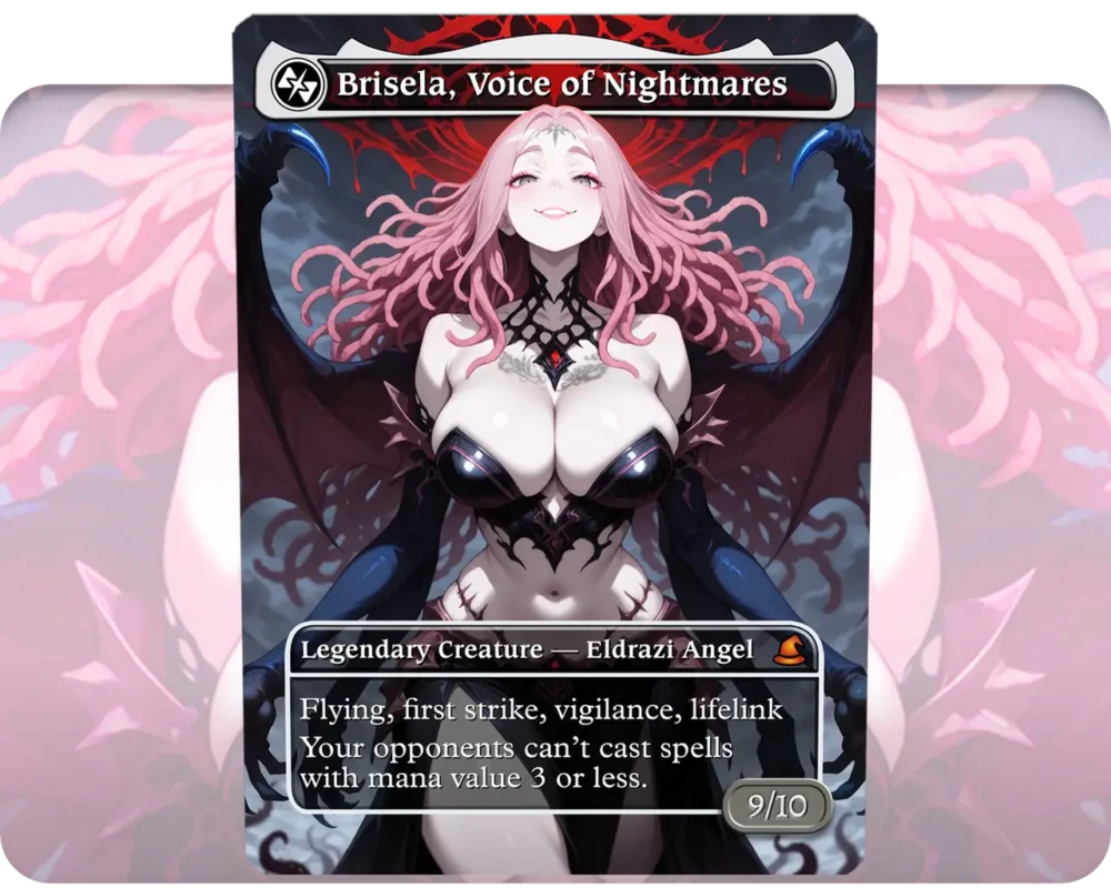 Brisela, Voice of Nightmares (problemprincess) custom MTG proxy single card artwork