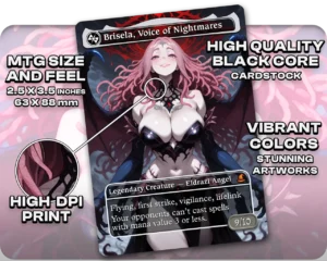 Brisela, Voice of Nightmares (problemprincess) proxy card size and print guide