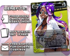 Codie, Vociferous Codex (Gyaru) proxy card promotional artwork