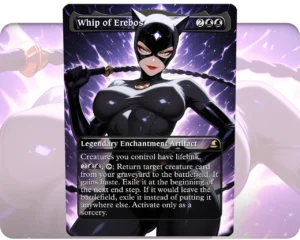 Catwoman - Whip of Erebos custom MTG proxy single card artwork