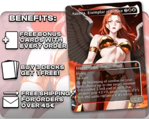 Hawkgirl - Aurelia, Exemplar of Justice proxy card promotional artwork