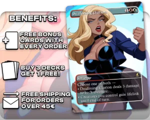 Black Canary - Deafening Clarion proxy card promotional artwork