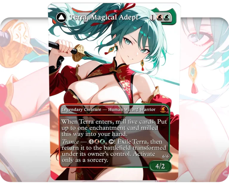 Terra, Magical Adept custom MTG proxy single card artwork