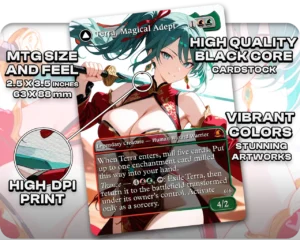 Terra, Magical Adept proxy card size and print guide