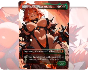 Thromok the Insatiable custom MTG proxy single card artwork