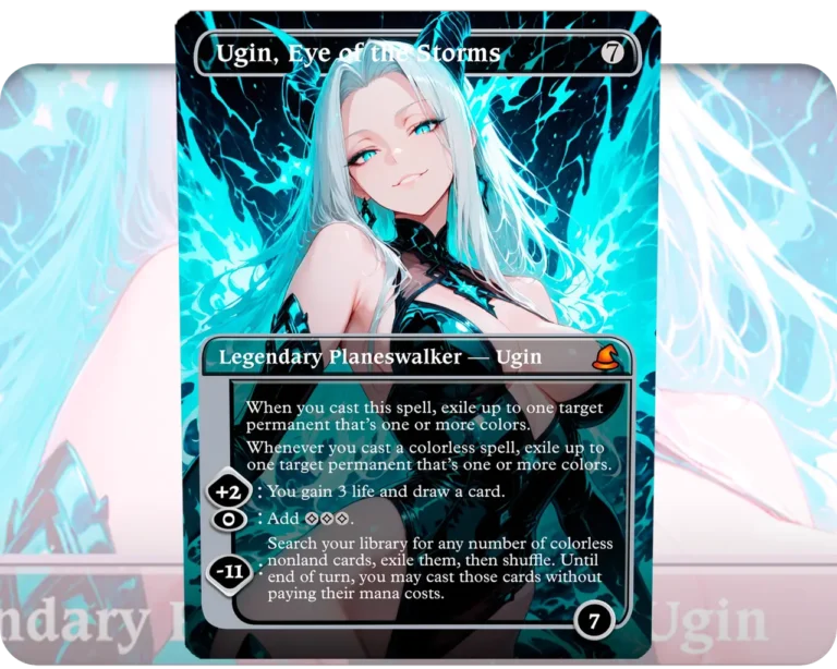 Ugin, Eye of the Storms custom MTG proxy single card artwork