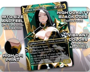 Queen Marchesa v2 proxy card size and print guide