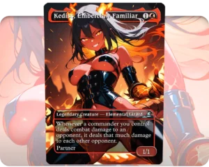 Kediss, Emberclaw Familiar custom MTG proxy single card artwork