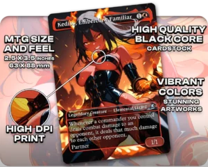 Kediss, Emberclaw Familiar proxy card size and print guide