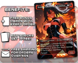 Kediss, Emberclaw Familiar proxy card promotional artwork
