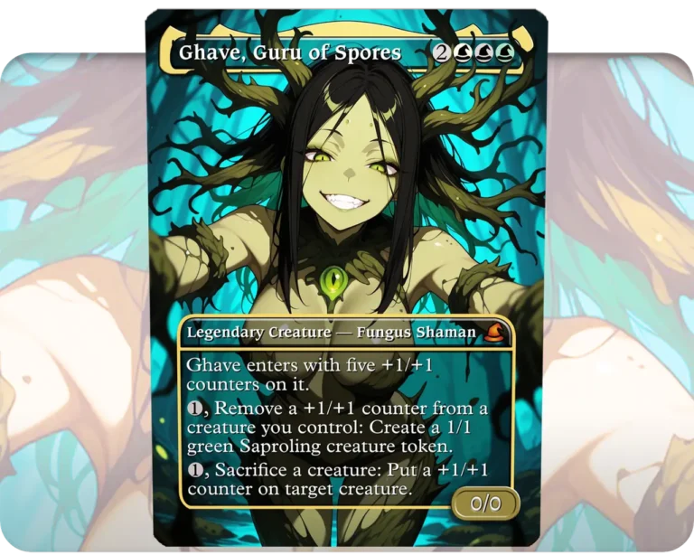 Ghave, Guru of Spores custom MTG proxy single card artwork