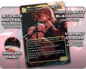 Fleem, Goben's Creation proxy card size and print guide