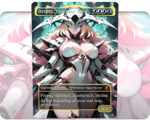Atraxa, Praetors' Voice (problemprincess) custom MTG proxy single card artwork