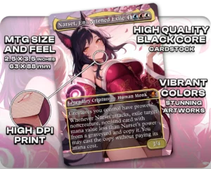Ahri (League of legends) - Narset, Enlightened Exile proxy card size and print guide