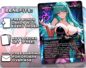 Morrigan (Darkstalkers) - Gutmorn, Pactbound Servant proxy card promotional artwork