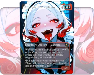 Anje, Maid of Dishonor custom MTG proxy single card artwork