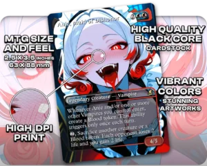 Anje, Maid of Dishonor proxy card size and print guide