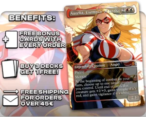 Cathleen Bate (Star and Stripe) - Aurelia, Exemplar of Justice proxy card promotional artwork