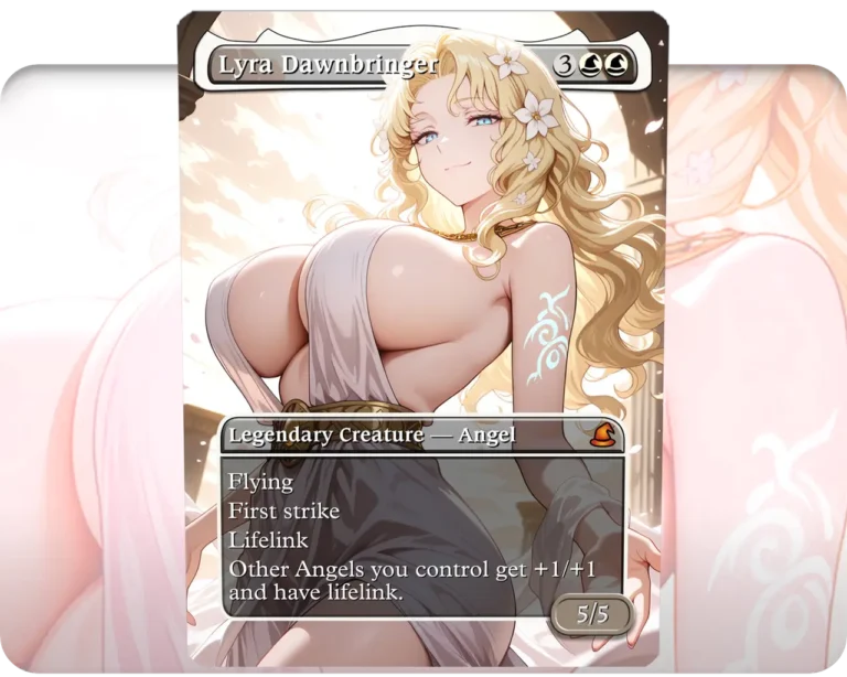 Aphrodite (Record of Ragnarok) - Lyra Dawnbringer custom MTG proxy single card artwork