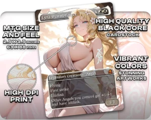 Aphrodite (Record of Ragnarok) - Lyra Dawnbringer proxy card size and print guide