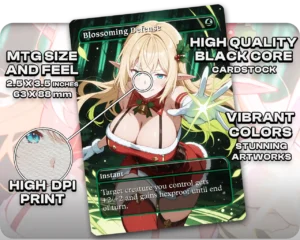 Aria (Beheneko) - Blossoming Defense proxy card size and print guide