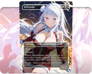 Emilia (ReZero) - Solitude custom MTG proxy single card artwork