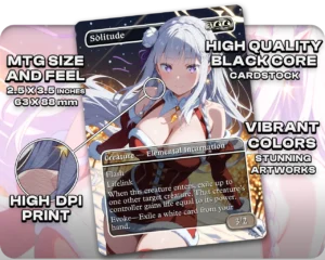 Emilia (ReZero) - Solitude proxy card size and print guide