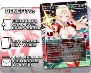 Fiel Nirvalen (No game No Life) - March of Otherworldly Light proxy card promotional artwork