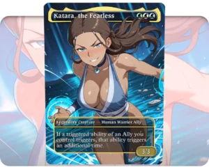 Katara, the Fearless (Adult Version) custom MTG proxy single card artwork