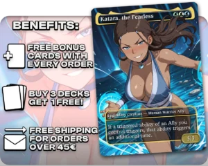 Katara, the Fearless (Adult Version) proxy card promotional artwork