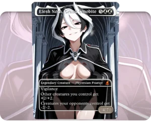 Ozen (Made in Abyss) - Elesh Norn, Grand Cenobite custom MTG proxy single card artwork