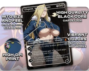 Olivier Mira Armstrong (Fullmetal) - Elspeth, Knight-Errant proxy card size and print guide