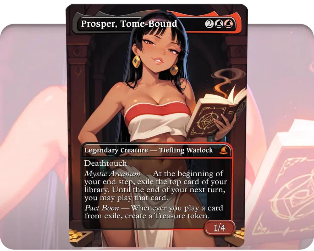 Chel (El Dorado) - Prosper, Tome-Bound custom MTG proxy single card artwork