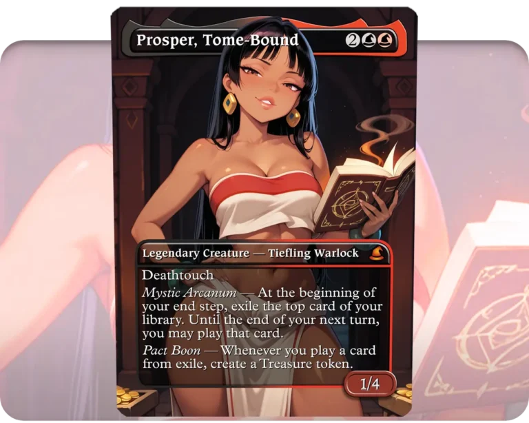 Chel (El Dorado) - Prosper, Tome-Bound custom MTG proxy single card artwork