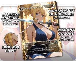 Kohaku (Dr. Stone) - Swords to Plowshares proxy card size and print guide