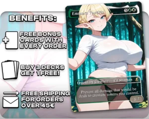 Elfuda (Plus-sized Elf) - Emmara Tandris proxy card promotional artwork