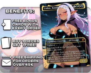 Kuroeda (Plus-Sized Elf) - Galea, Kindler of Hope proxy card promotional artwork