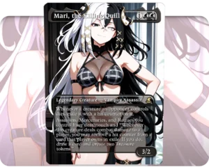 Antilene (Overlord) - Mari, the Killing Quill custom MTG proxy single card artwork