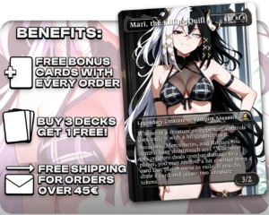 Antilene (Overlord) - Mari, the Killing Quill proxy card promotional artwork