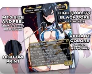 Kiryuin Satsuki (Kill la Kill) - Queen Marchesa proxy card size and print guide