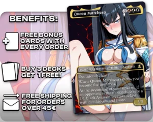 Kiryuin Satsuki (Kill la Kill) - Queen Marchesa proxy card promotional artwork