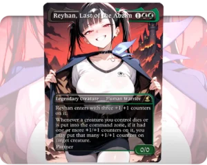 Sora (NIKKE) - Reyhan, Last of the Abzan custom MTG proxy single card artwork