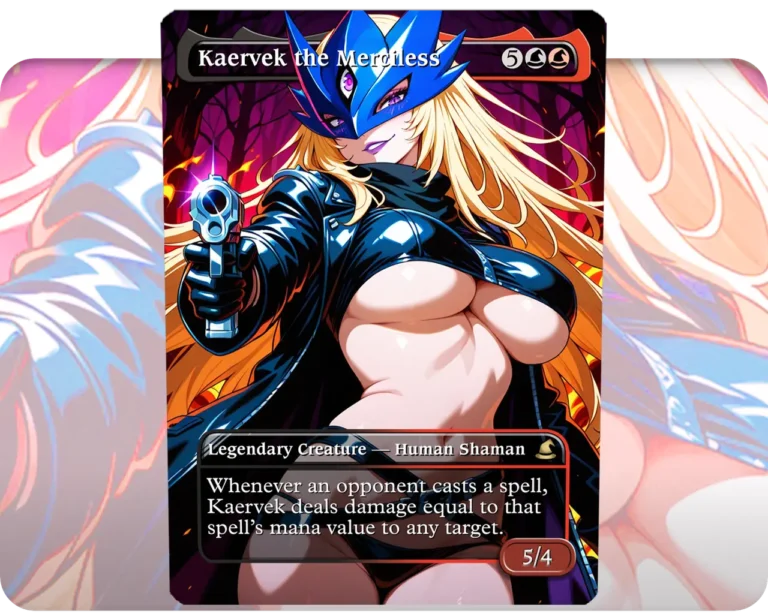 BeelStarmon (Digimon) - Kaervek the Merciless custom MTG proxy single card artwork