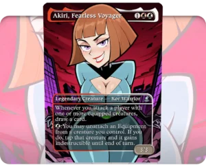 Maddie Fenton (Danny Phantom) - Akiri, Fearless Voyager custom MTG proxy single card artwork