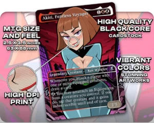 Maddie Fenton (Danny Phantom) - Akiri, Fearless Voyager proxy card size and print guide