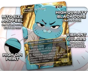 Nicole Watterson (Gumball) - Kelsien, the Plague proxy card size and print guide
