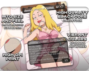Francine Smith (American Dad!) - Rankle, Master of Pranks proxy card size and print guide