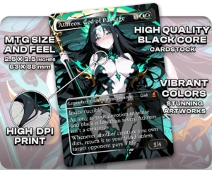 Athreos, God of Passage proxy card size and print guide